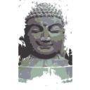 download Buddha Remixed clipart image with 90 hue color