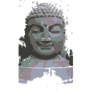 download Buddha Remixed clipart image with 180 hue color