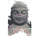 download Buddha Remixed clipart image with 315 hue color