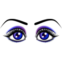 download Eyes clipart image with 45 hue color