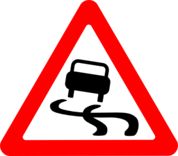 Roadsign Slippery