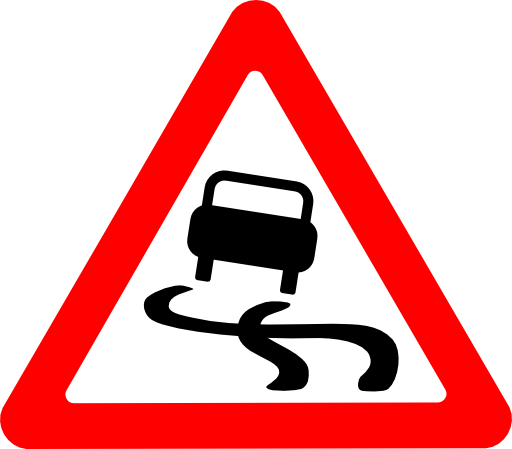 Roadsign Slippery