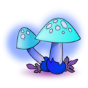 download Mushroom clipart image with 180 hue color