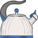 download Teapot clipart image with 180 hue color