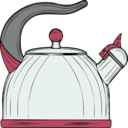 download Teapot clipart image with 315 hue color