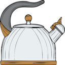 download Teapot clipart image with 0 hue color