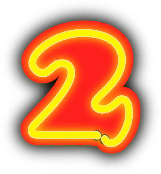 Neon Numerals 2