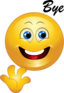 Yellow Bye Happy Smiley Emoticon