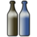 download Bottles clipart image with 180 hue color