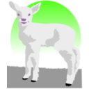 download Lamb clipart image with 45 hue color