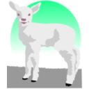 download Lamb clipart image with 90 hue color