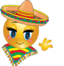 Mexican Girl Smiley Emoticon