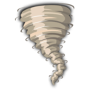 download Tornado clipart image with 180 hue color