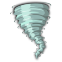 download Tornado clipart image with 315 hue color