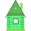 download Russian Wood House clipart image with 90 hue color