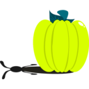 download Rabbit Pumpkin clipart image with 45 hue color