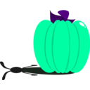 download Rabbit Pumpkin clipart image with 135 hue color