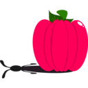 download Rabbit Pumpkin clipart image with 315 hue color