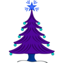 download Sapin 03 Xmas clipart image with 180 hue color