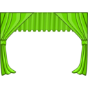 download Se Abre El Telon clipart image with 90 hue color