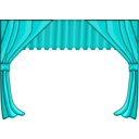 download Se Abre El Telon clipart image with 180 hue color