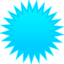 download Sun clipart image with 135 hue color