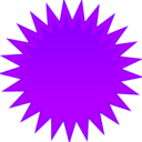 download Sun clipart image with 225 hue color