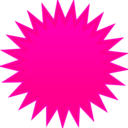 download Sun clipart image with 270 hue color