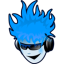 download Music clipart image with 180 hue color