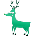 download Rudolf clipart image with 135 hue color