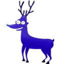 download Rudolf clipart image with 225 hue color