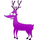 download Rudolf clipart image with 270 hue color