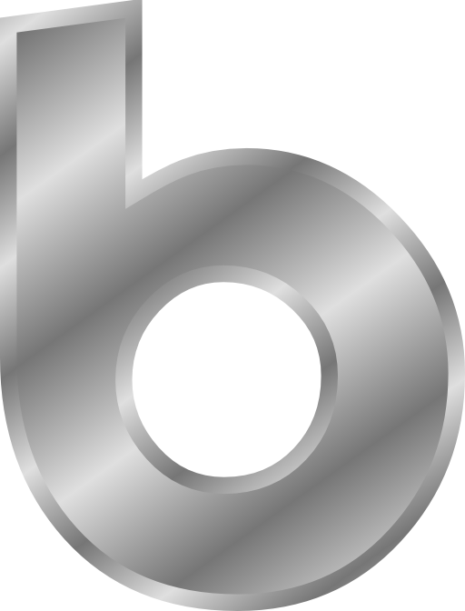 Effect Letters Alphabet Silver