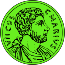 download Gaius Marius Coin clipart image with 45 hue color
