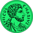 download Gaius Marius Coin clipart image with 90 hue color