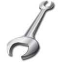 download Wrench clipart image with 225 hue color