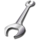 download Wrench clipart image with 270 hue color