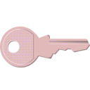 download Key clipart image with 315 hue color