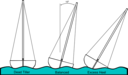 Sailing Heeling Illustrations