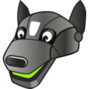 download Robot Dog clipart image with 90 hue color