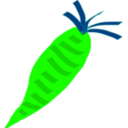 download Carrot clipart image with 90 hue color