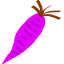 download Carrot clipart image with 270 hue color