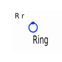 download R For Ring clipart image with 180 hue color