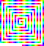 12 Color 480 Square Spiral
