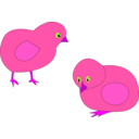 download Chickens Figure Color clipart image with 270 hue color