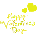 download Happy Valentine Smiley Emoticon clipart image with 90 hue color