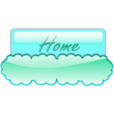 download Cloud Button 1 clipart image with 135 hue color