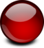 Red Glossy Orb