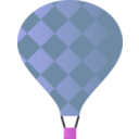 download Hot Air Balloon clipart image with 270 hue color