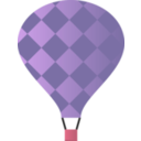 download Hot Air Balloon clipart image with 315 hue color